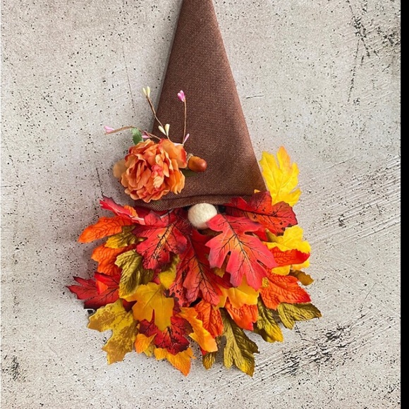 Autumn Maple Leaves Wreath For Front Door/Back Door Decoration - Picture 3 of 6